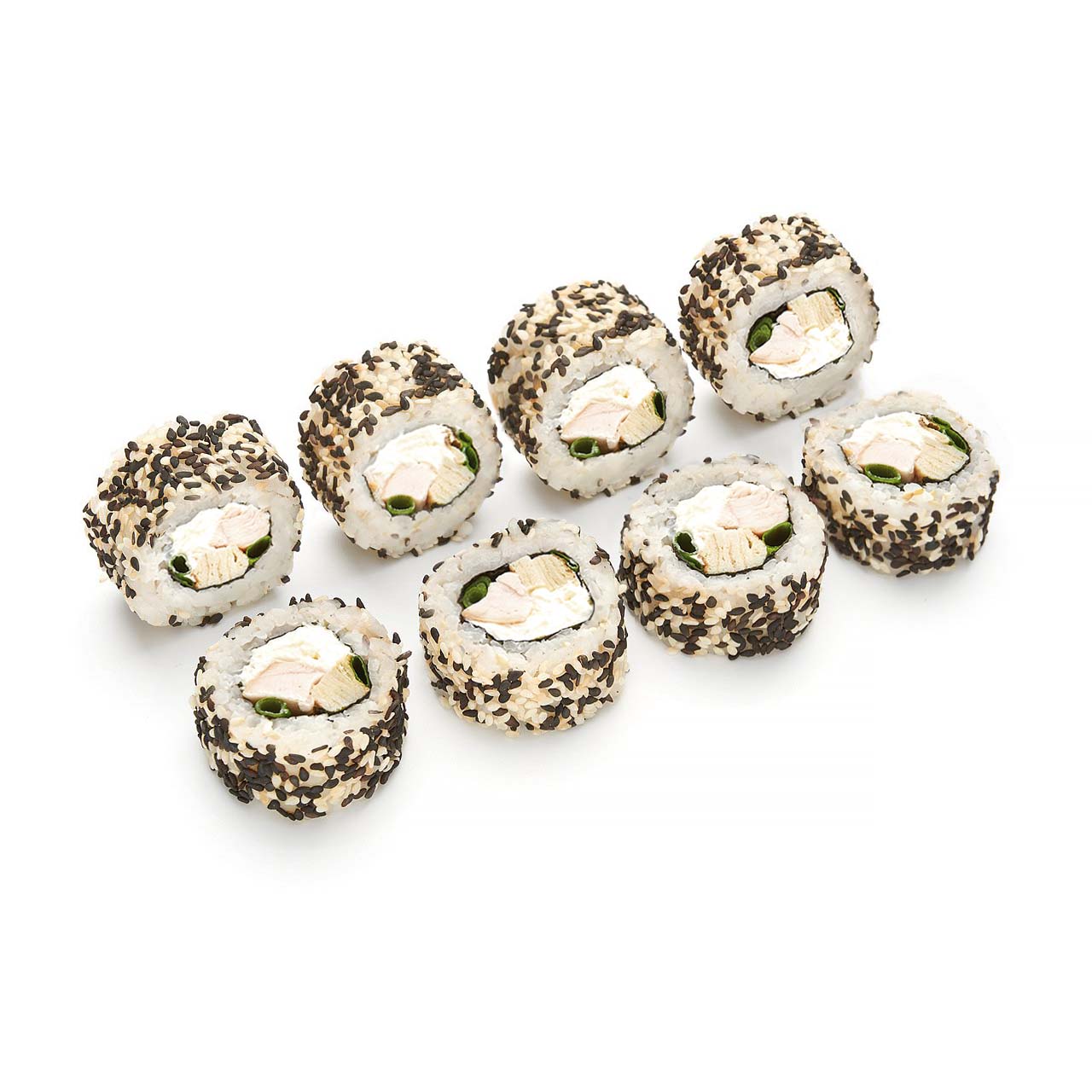 Роллы Ролл с курицей в кунжуте